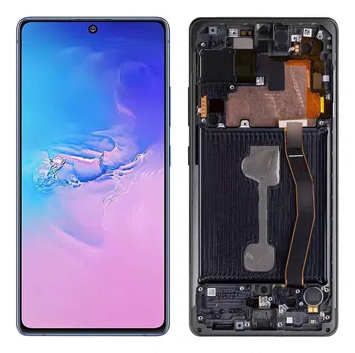 PANTALLA OLED CON MARCO SAMSUNG GALAXY S10 LITE (SERVICE PACK) (PRISM BLACK)
