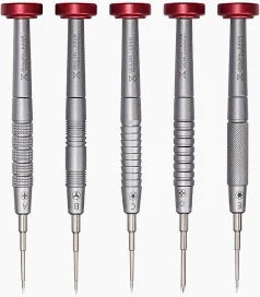 iFlying 2D Precision Screwdriver Kit (Crosshead 1.2mm / Tri-Point Y0.6 / Pentalobe 0.8mm / 2.5mm Convex Cross / Torx T2) (Qianli)